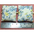 Cream Floral Cushions 1 Pair Handmade 1:12th Do...