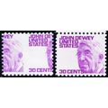 1291, Mint NH 30¢ Misperforated Stamp With Norm...