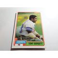 1981 Topps Football Card # 500 Tony Dorsett Ver...