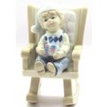 Little Boy in a Rocking Chair Figurine 10 CM - ...