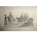 1840 Rusia - Cosacos - engraving. El universo p...