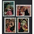 Dahomey Christmas Religious paintings 4v 1967 C...
