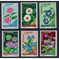 Dahomey Flowers 6v 1967 MNH SG#273-278 MI#298-303