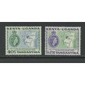 Kenya, Uganda, Tanzania 118-119, 1958 Lakes Dis...