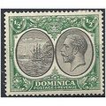 Dominica 1923 SG71 1/2d Black & Green Mounted M...