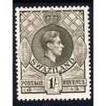 1938 Swaziland Sg35 1s Brown-Olive fine m/mint ...