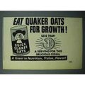 1950 Quaker Oats Ad - Eat For Growth