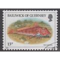 Guernsey 1985 13p Fish, SG 333 (Scott #309), used