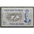 Falkland Islands 1952 SG175 2 1/2d Black & Ligh...