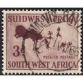 South West Africa, 1954, 3d Rhino Hunt, SG 156 ...