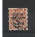 Ireland.SG34 2d Orange.Die Unchecked.Fine Used....