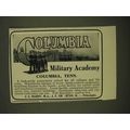 1907 Columbia Military Academy Ad