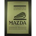 1918 General Electric Mazda light bulb Ad - Sci...