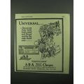 1922 Bankers Trust Company ABA Cheques Ad - Uni...