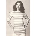 Crochet Sweater Pattern Striped Cover Shirt