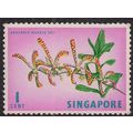 Singapore 1962 - 66 QE2 1ct Arachnis Maggie oei...