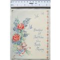 1955 Speedy Recovery card - flowers & birds