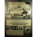 1957 Champion Spark Plugs Advertisement - You can make your car 4 ways newer