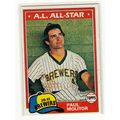 1981 Topps Paul Molitor All Star card #300 NM- ...