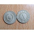 Yugoslavia 1974 1 Dinar Coin