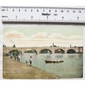 1907 postcard Kingston on Thames Bridge, London