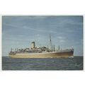 RMS Orion last postcard issued by P&O ship