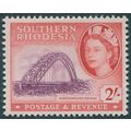 Southern Rhodesia 1953 2s purple & scarlet SG87...