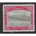 DOMINICA 1903-7 WMK CROWN CC SIDEWAYS 1d MINT SG28