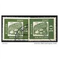 1961 Michel 350x+350y - fine used (o) - normal ...