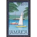 Jamaica QEII 1980 $2 Sailing Boats Montego Unmo...