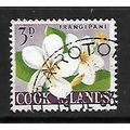 COOK ISLANDS 1963 3d FRANGIPAN SG 165 FINE USED