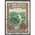 Southern Rhodesia 1940 SG58 4d Green & Brown (r...