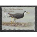 CKI 2008 $1.00 'BIRDS -'WHITE BREASTED WATERHEN...