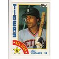 1984 Topps Lou Whitaker All Star baseball card ...