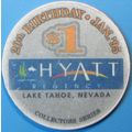 Hyatt Regency. $1 Casino Chip. Lake Tahoe, NV. ...