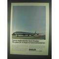 1967 McDonnell Douglas DC-8 Super 63 Jet Ad