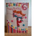 6th Birthday - Girls - Happy Birthday 6 - Glitt...