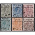 ITALIEN ITALY [1891] MiNr 0061-66 ( */mh )