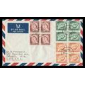 New Zealand, Air Mail combo Wadestown cancel 19...