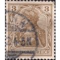 GERMANY, EMPIRE, Germania, light brown 1905, 3