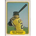 1982 Fleer baseball card 494 Bill Robinson– Pir...