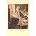 Fragonard The Love Letter Postcard unused VGC