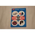 1989 Fleer Philles Team History Stickerback w/4...