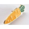 Novelty Vegan Vegeterian Carrot Brooch Lapel Pi...