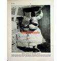 Baby On Mothers Back, Korea (White Robed Korean...