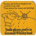 BEER MAT - GREENALL WHITLEY BREWERY - BEER BELO...
