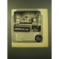 1961 Van Luit & Co. Baskets & Bows Wallpaper Ad...