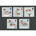 Great Britain 2001 Christmas, used set. SG2238-42