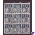 new zealand coronation 8d grey.large block used...
