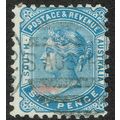 South Australia 1883 6d Blue Perf 10 SG185a GU